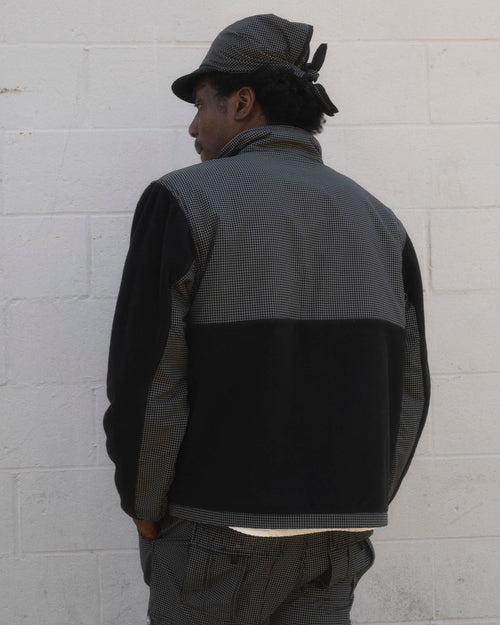 Brain Dead Equipment Ripstop Zip Fleece Jacket - Black 2