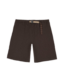Nylon Ripstop Equipment Short - Chocolate
