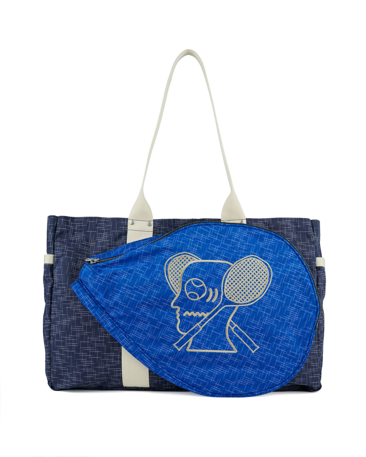 Brain Dead Equipment Tennis Tote - Navy Multi 1