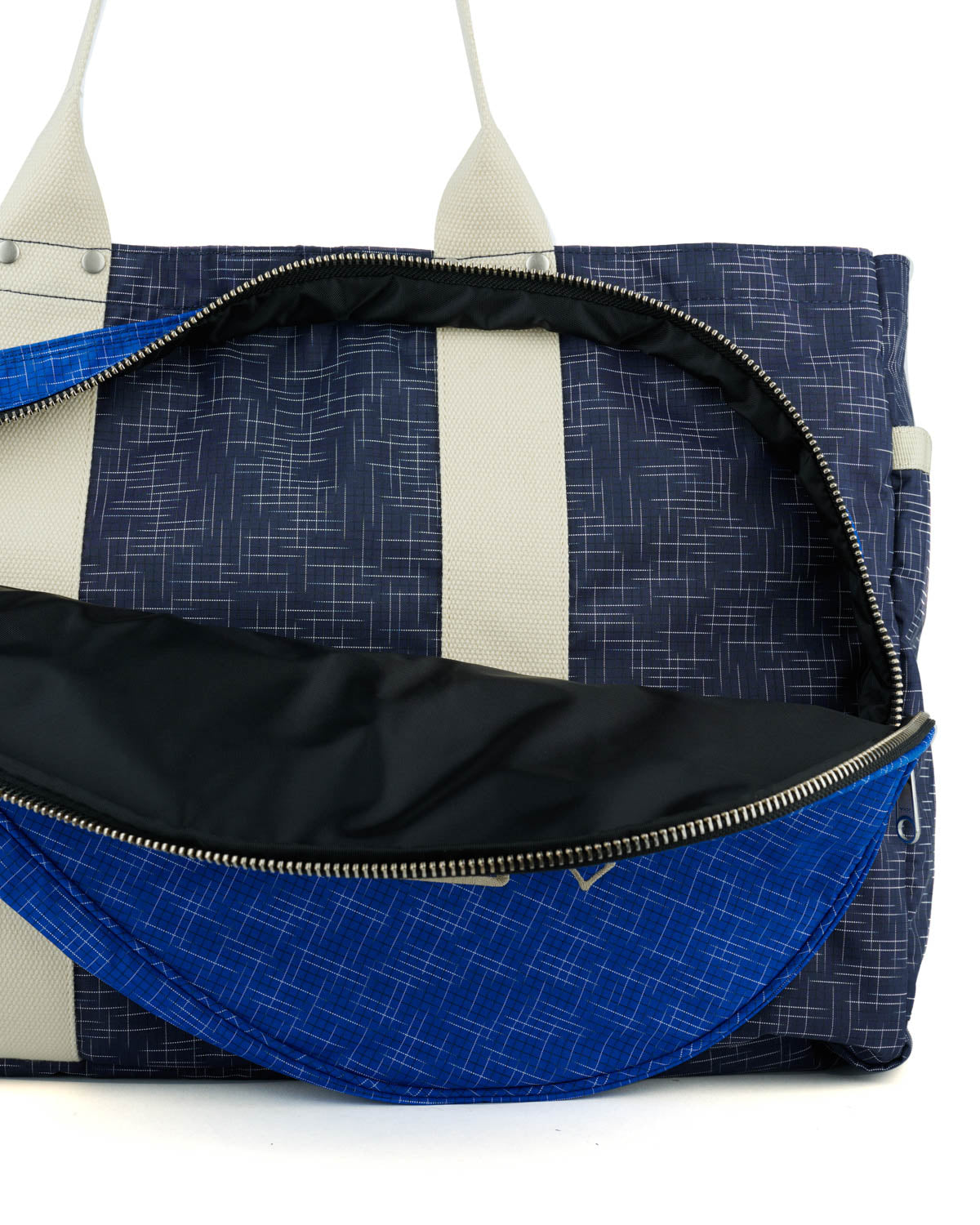 Brain Dead Equipment Tennis Tote - Navy Multi 3