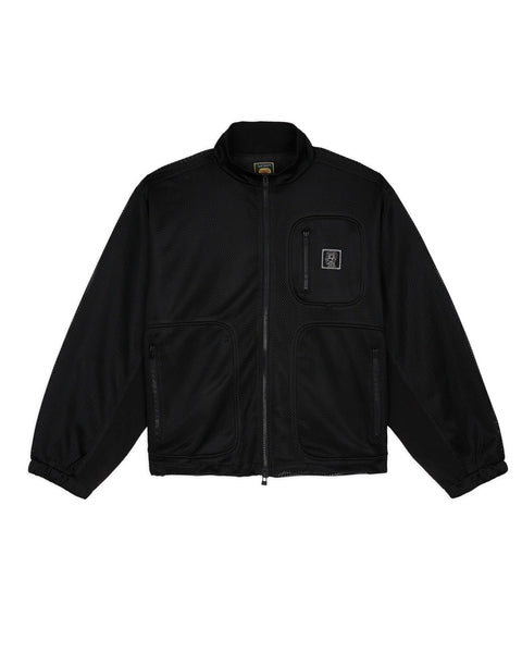 Brain Dead Equipment Tennis Zip Jacket - Black Mesh