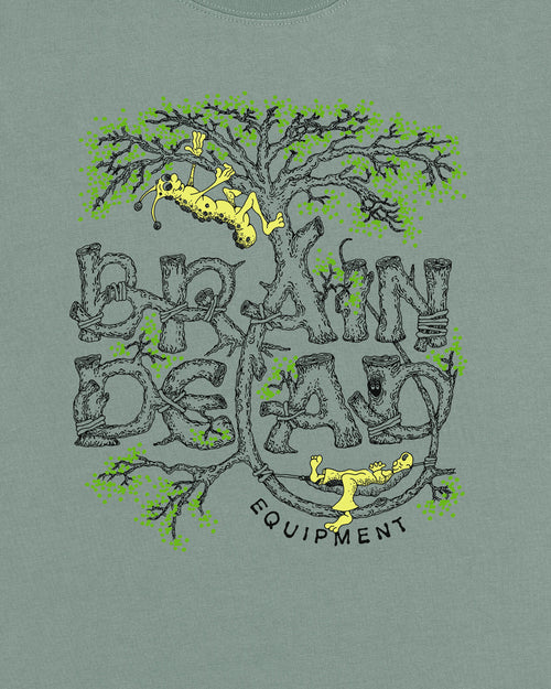 Brain Dead Equipment Treetops T-shirt - Seafoam 2