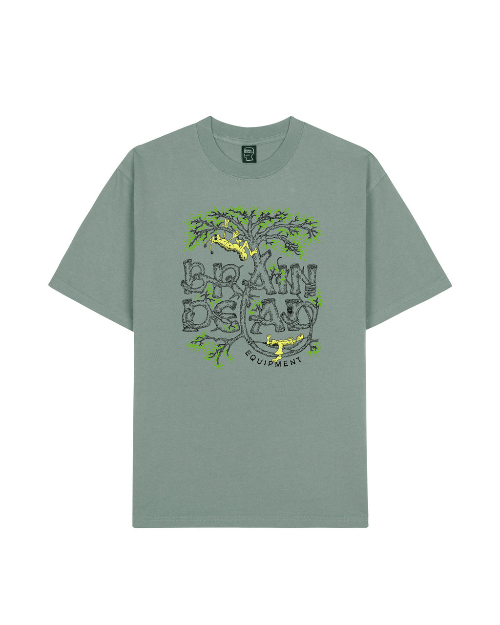 Brain Dead Equipment Treetops T-shirt - Seafoam 1