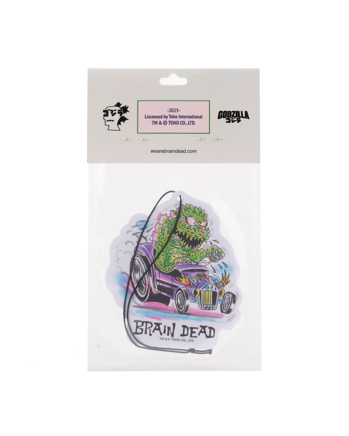 Brain Dead x Godzilla Kaiju Racing Team Air Freshener - Multi