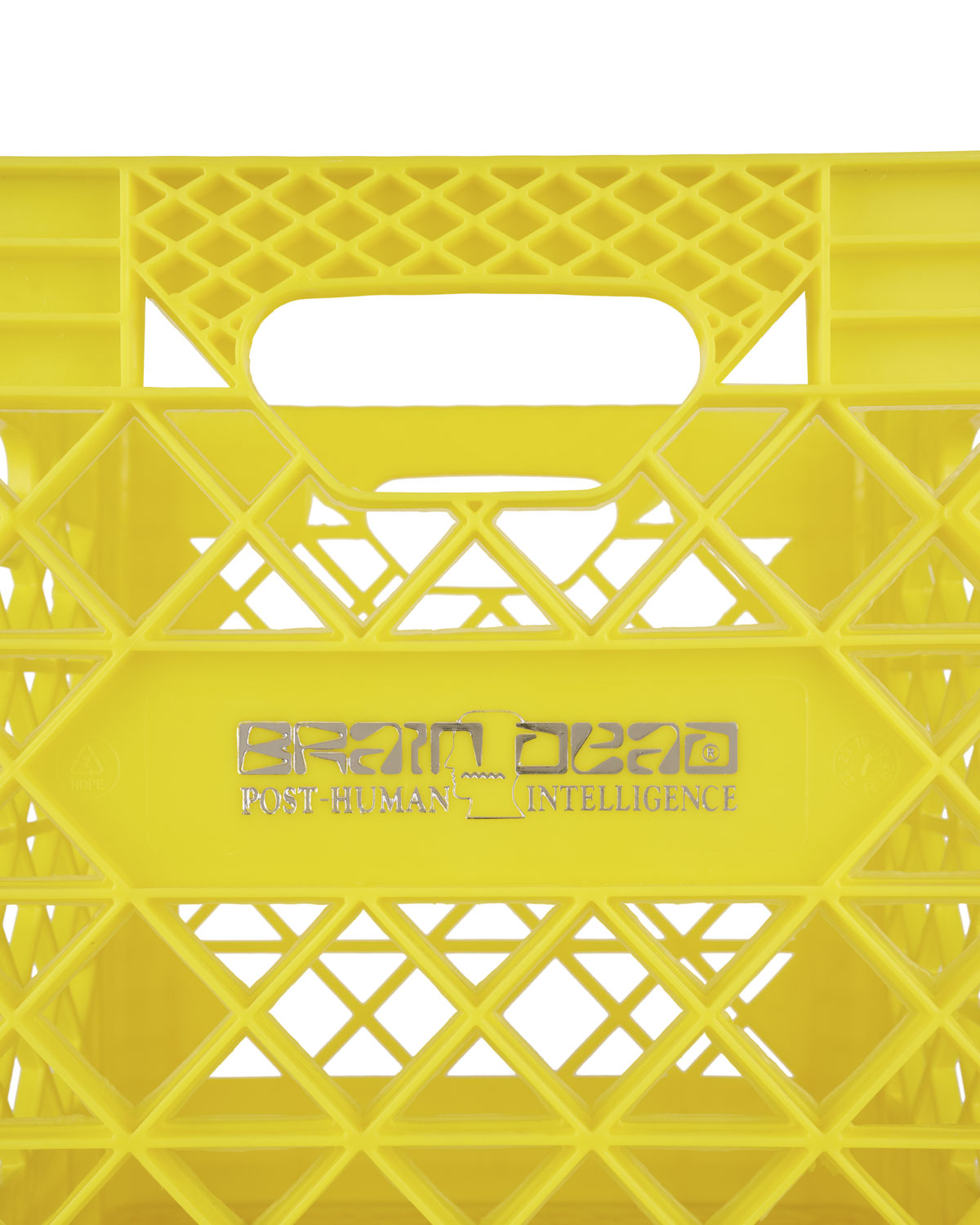 Brain Dead Post Human Record Crates - Yellow 3