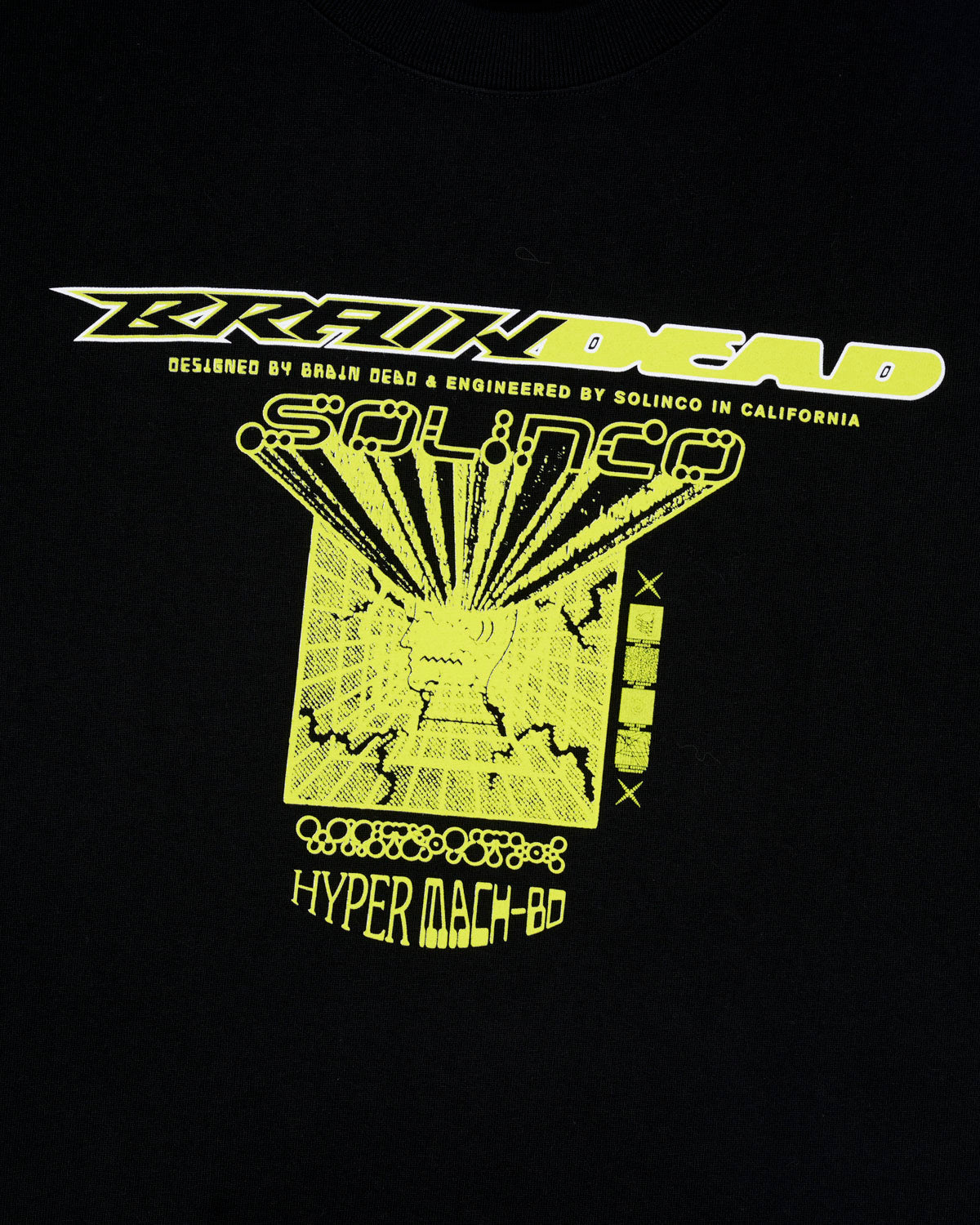 Brain Dead x Solinco T-shirt - Black 2