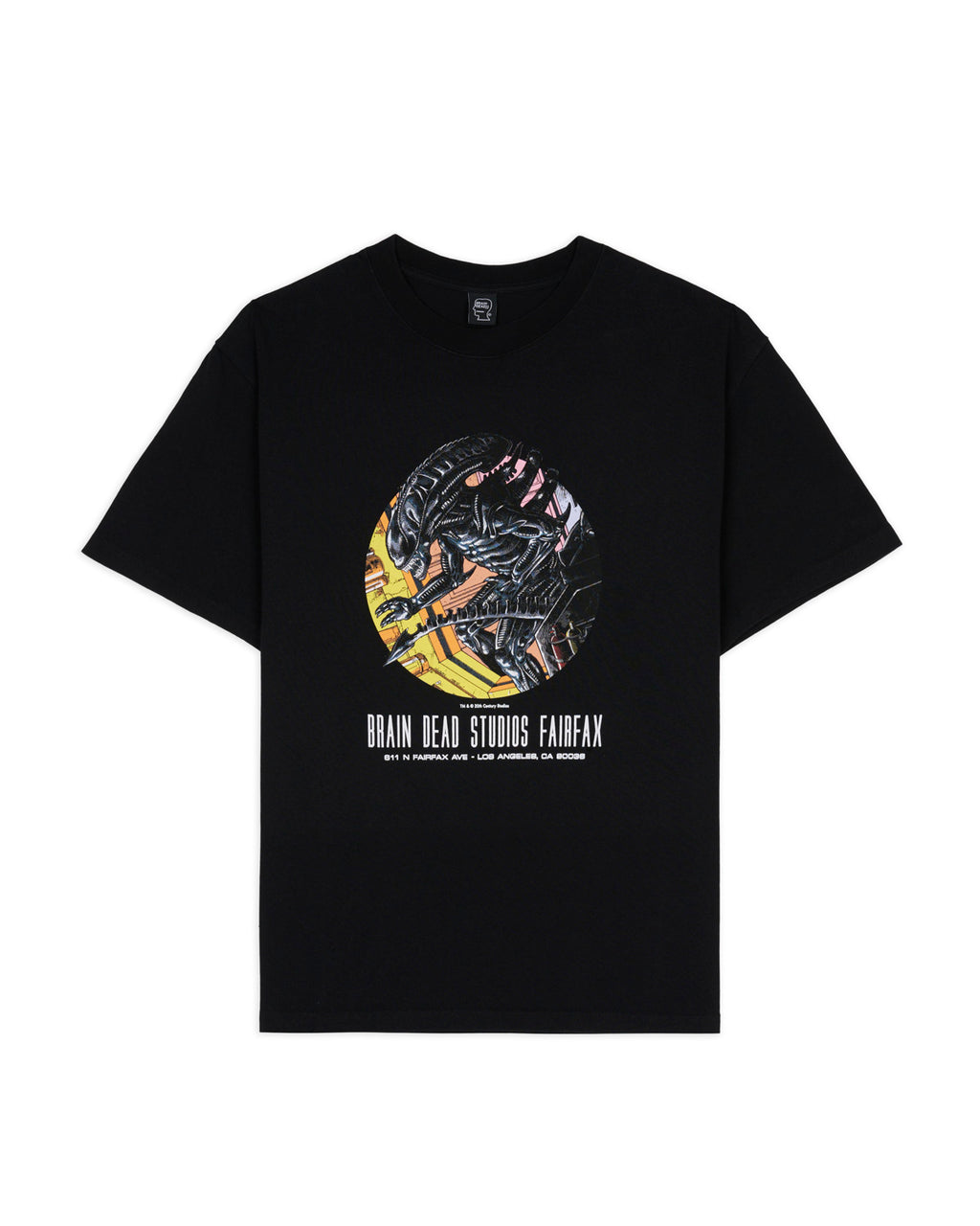 Brain Dead x Aliens Studios T-shirt - Black