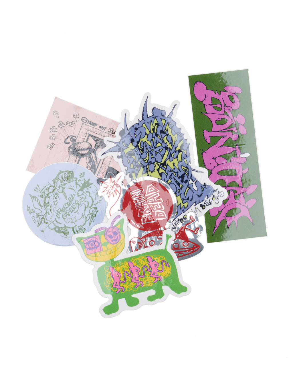 Brain Dead 2025 Sticker Pack - Multi 3