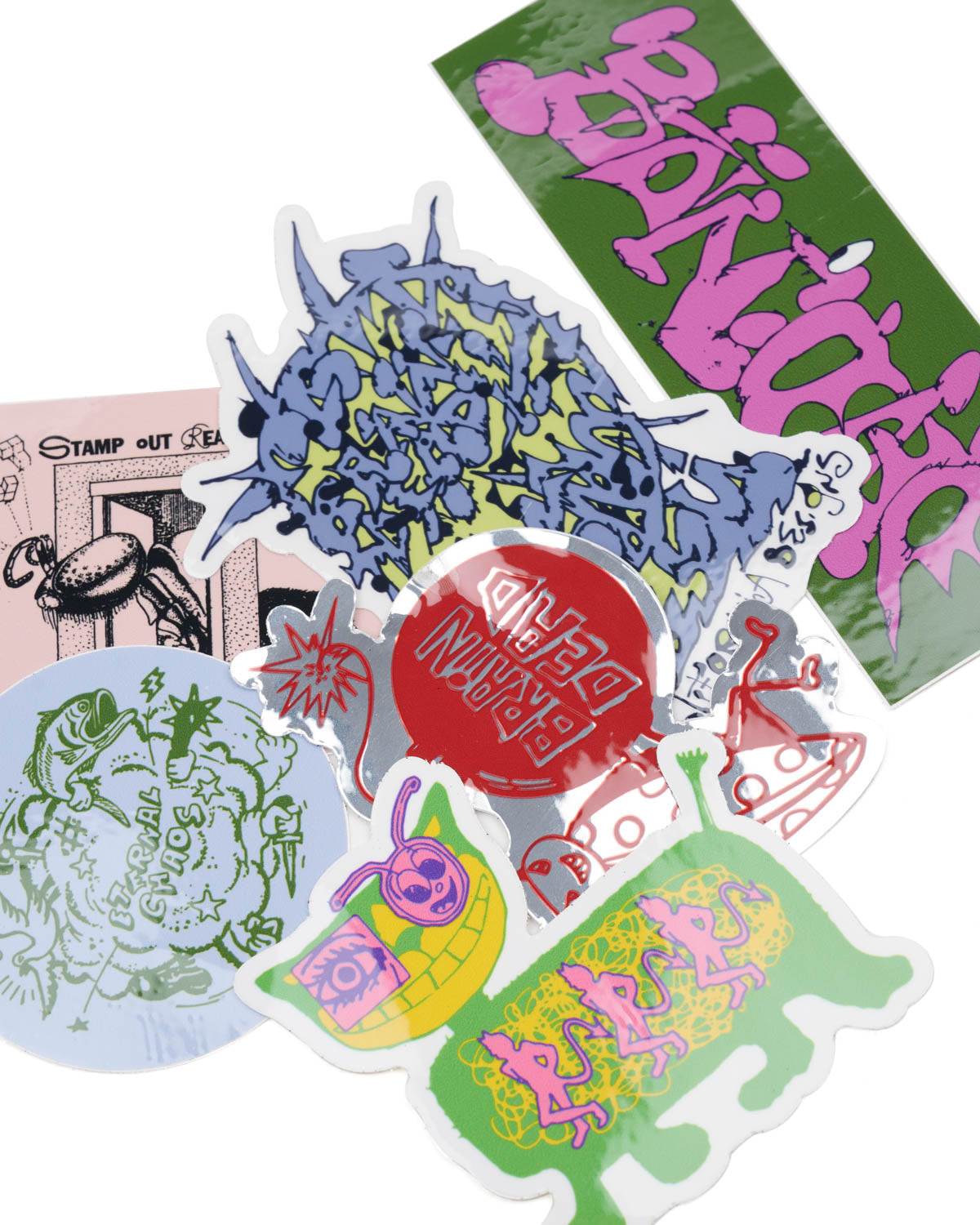 Brain Dead 2025 Sticker Pack - Multi 2