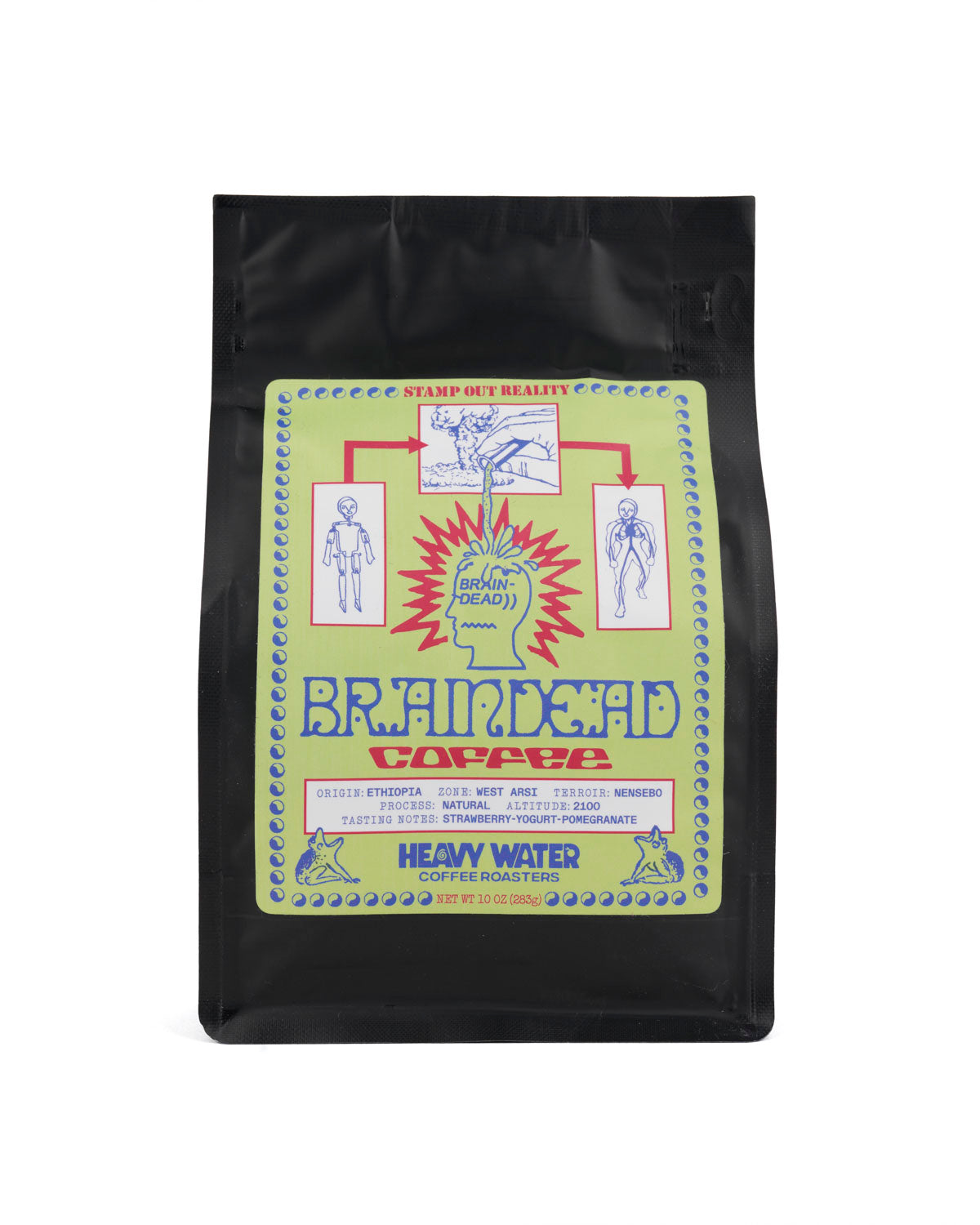 Brain Dead x Heavy Water Whole Bean Coffee - 10oz 1