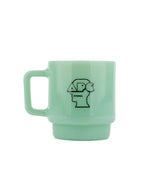 Brain Dead x A.P.C. Milk Glass Mug - Jade 3