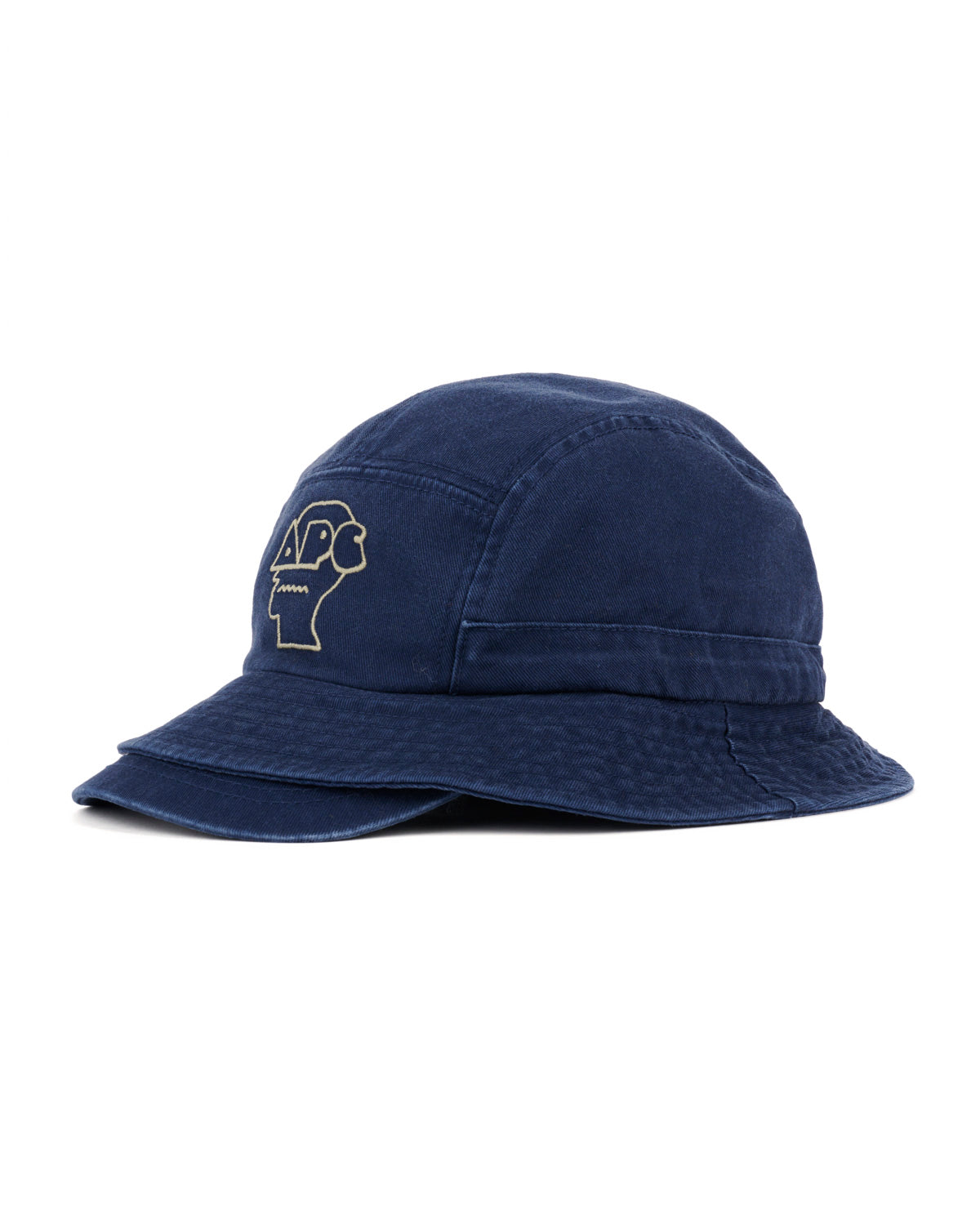 Brain Dead x A.P.C. Bucket Brim Hat - Navy 2