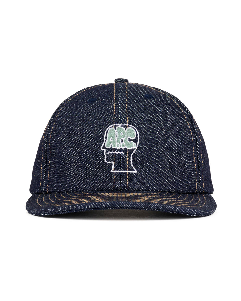 Brain Dead x A.P.C. Denim 6 Panel Hat - Indigo