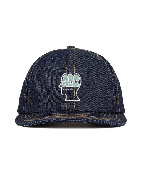 Brain Dead x A.P.C. Denim 6 Panel Hat - Indigo