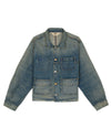 Brain Dead x A.P.C. Selvedge Chore Jacket - Washed Indigo