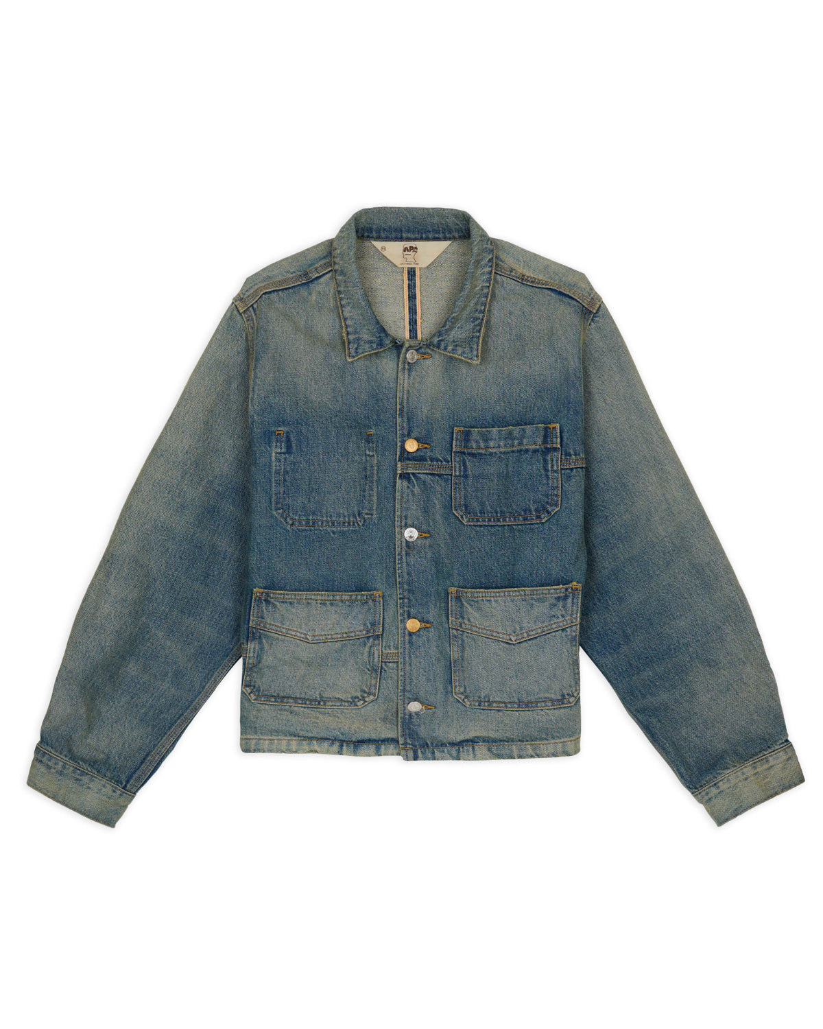 Brain Dead x A.P.C. Selvedge Chore Jacket - Washed Indigo 1