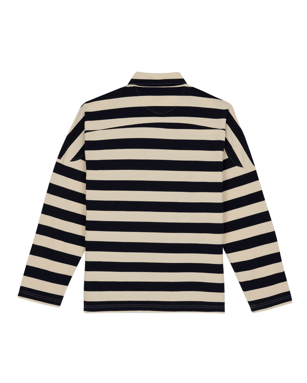 Brain Dead x A.P.C. Striped Pique Polo - Navy 5