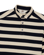 Brain Dead x A.P.C. Striped Pique Polo - Navy 3
