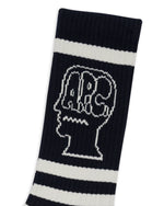 Brain Dead x A.P.C. Striped Socks - Navy 2