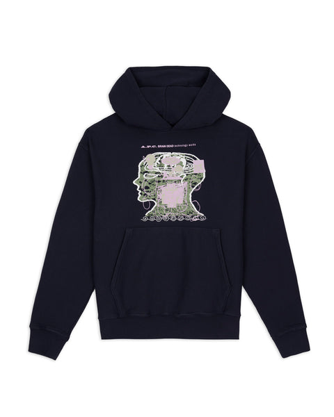 THE NORTH FACE × Brain Dead Hoodie パーカー Brain Dead x A.P.C. Technology Works Hoodie - Deep Well