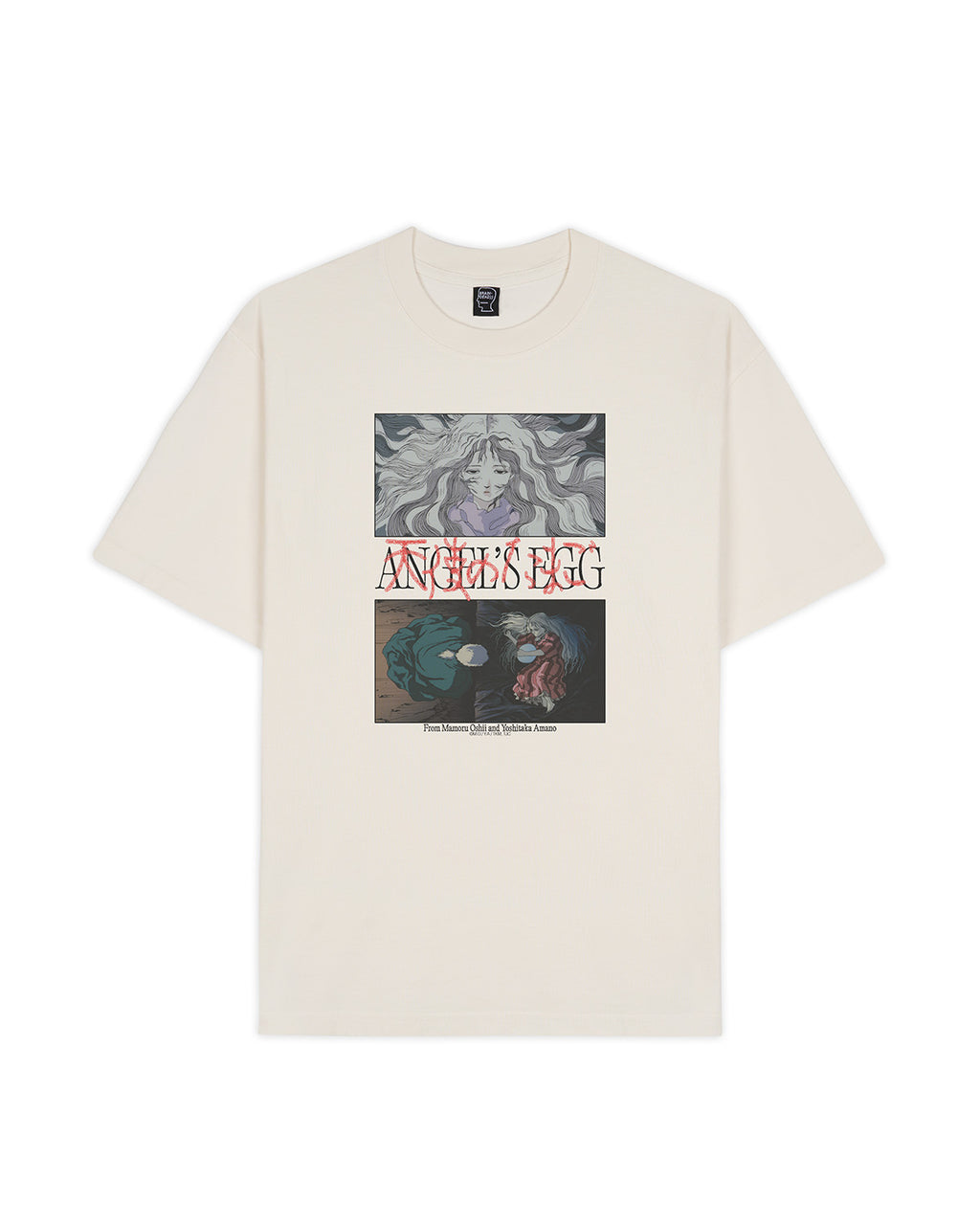 Brain Dead x Angel's Egg T-Shirt - Natural