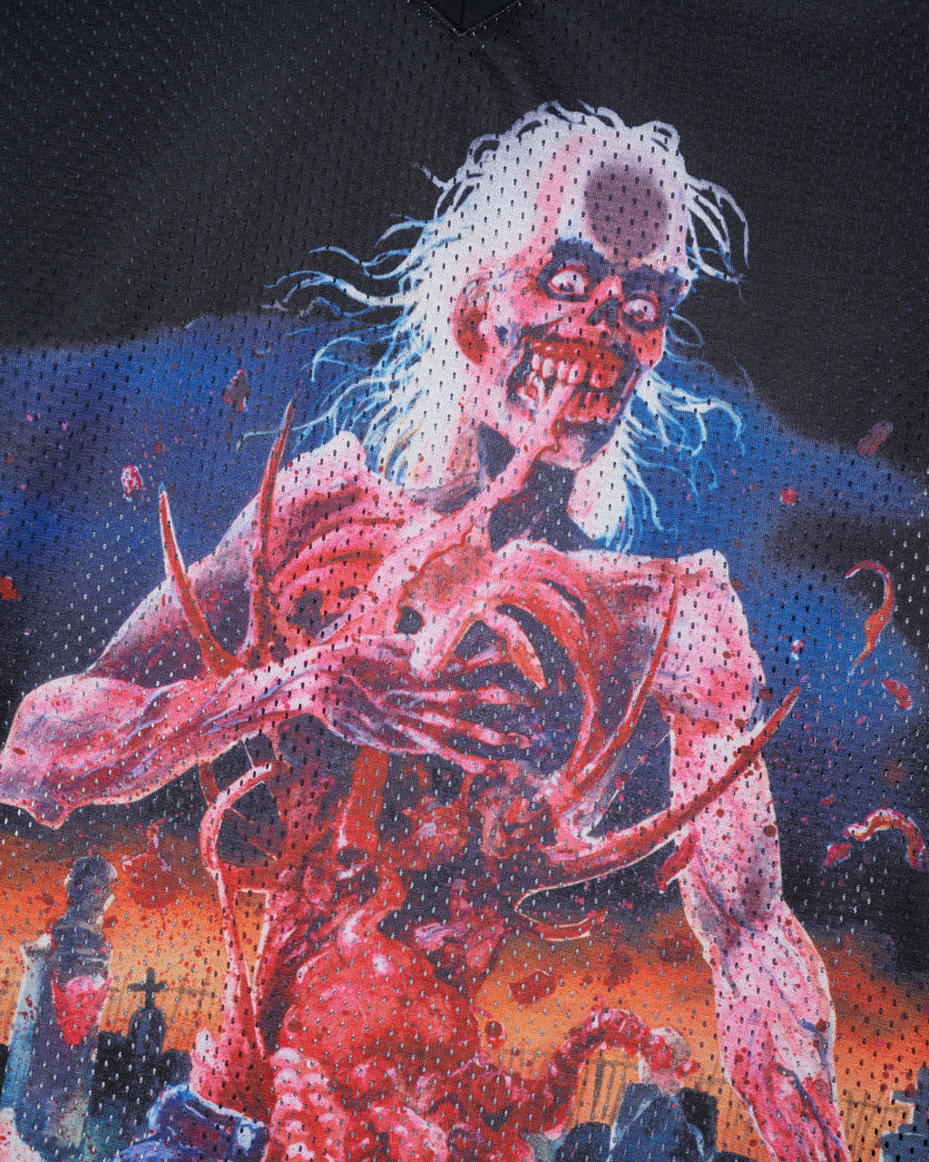 Brain Dead x Cannibal Corpse Football Jersey - Black