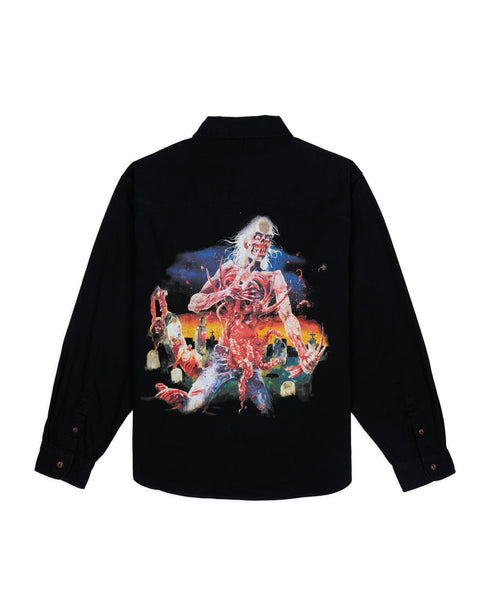 Brain Dead x Cannibal Corpse Work Shirt - Black