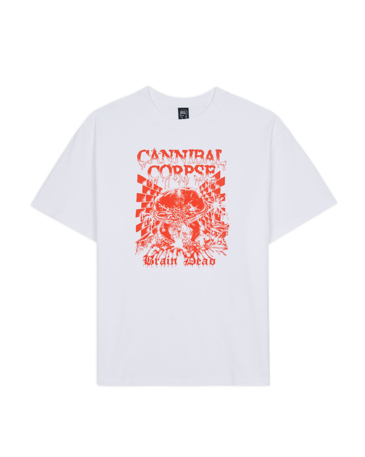 Brain Dead x Cannibal Corpse Splatter Brain T-shirt - White 1