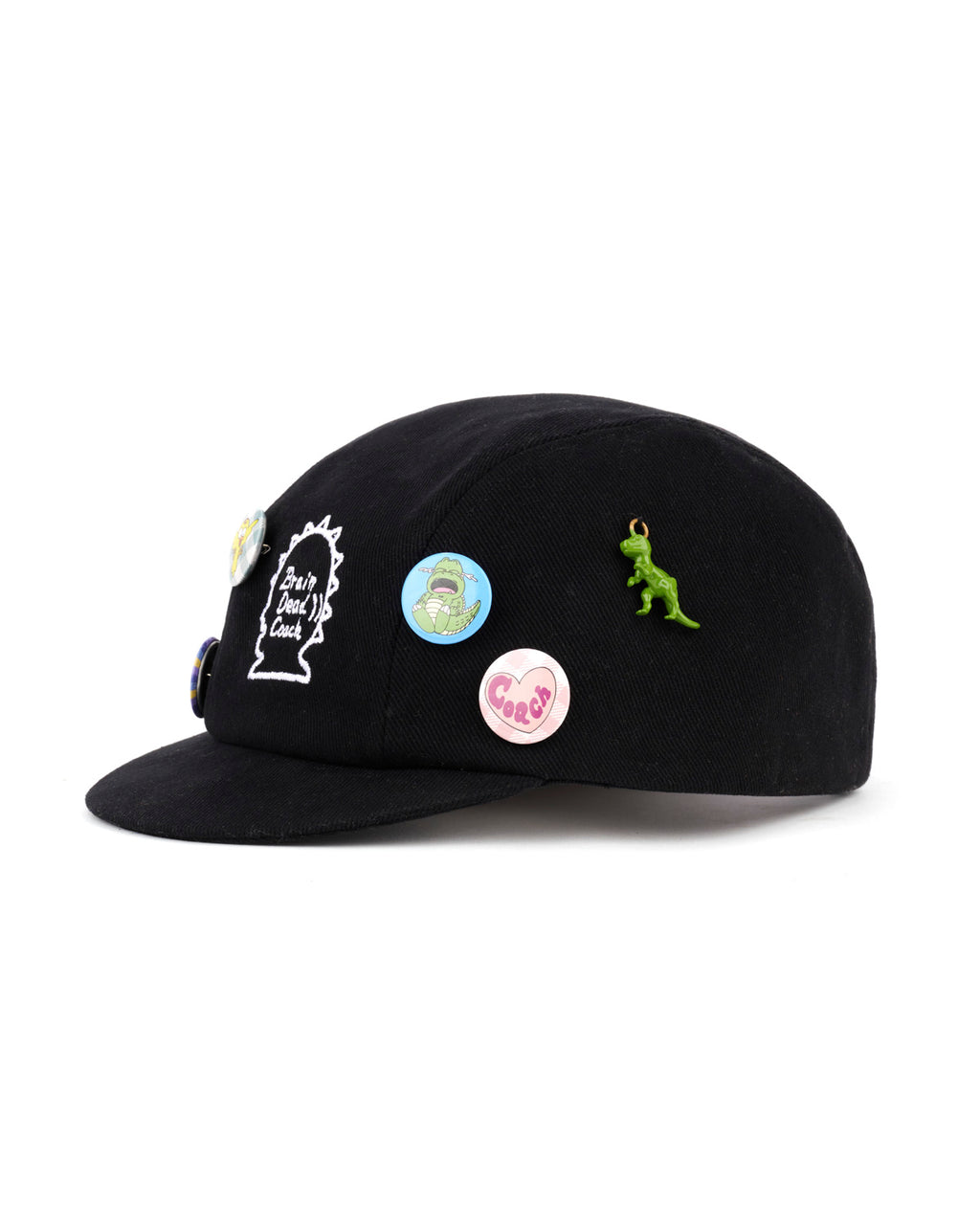 Brain Dead x Coach Biker Pin Hat​ - Black Multi 5