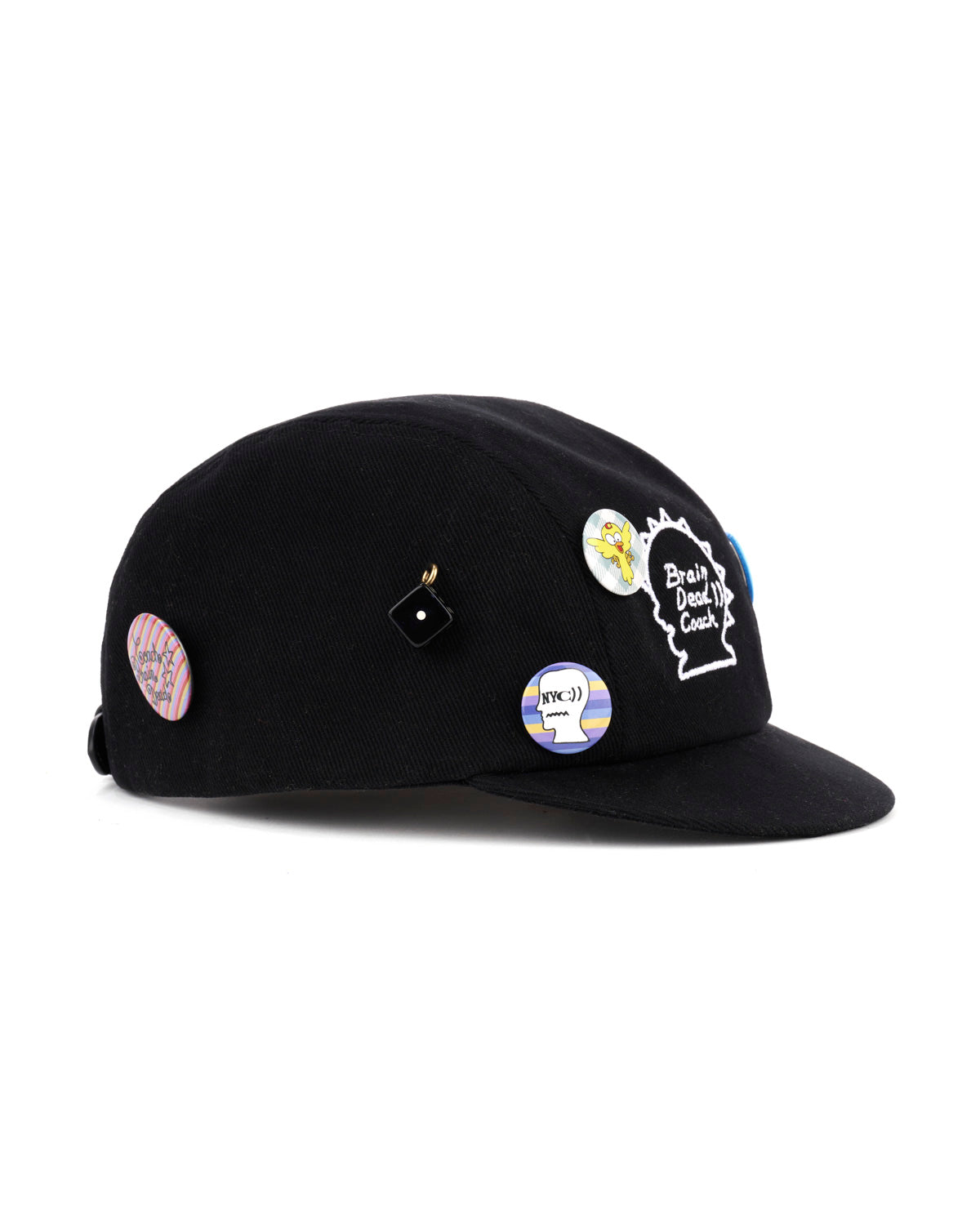 Brain Dead x Coach Biker Pin Hat​ - Black Multi 3