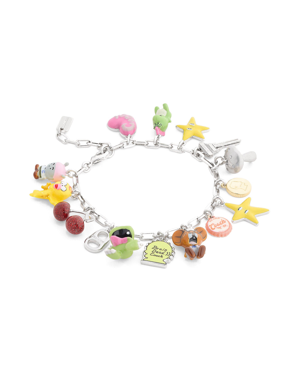 Brain Dead x Coach Charm Bracelet - Silver Multi