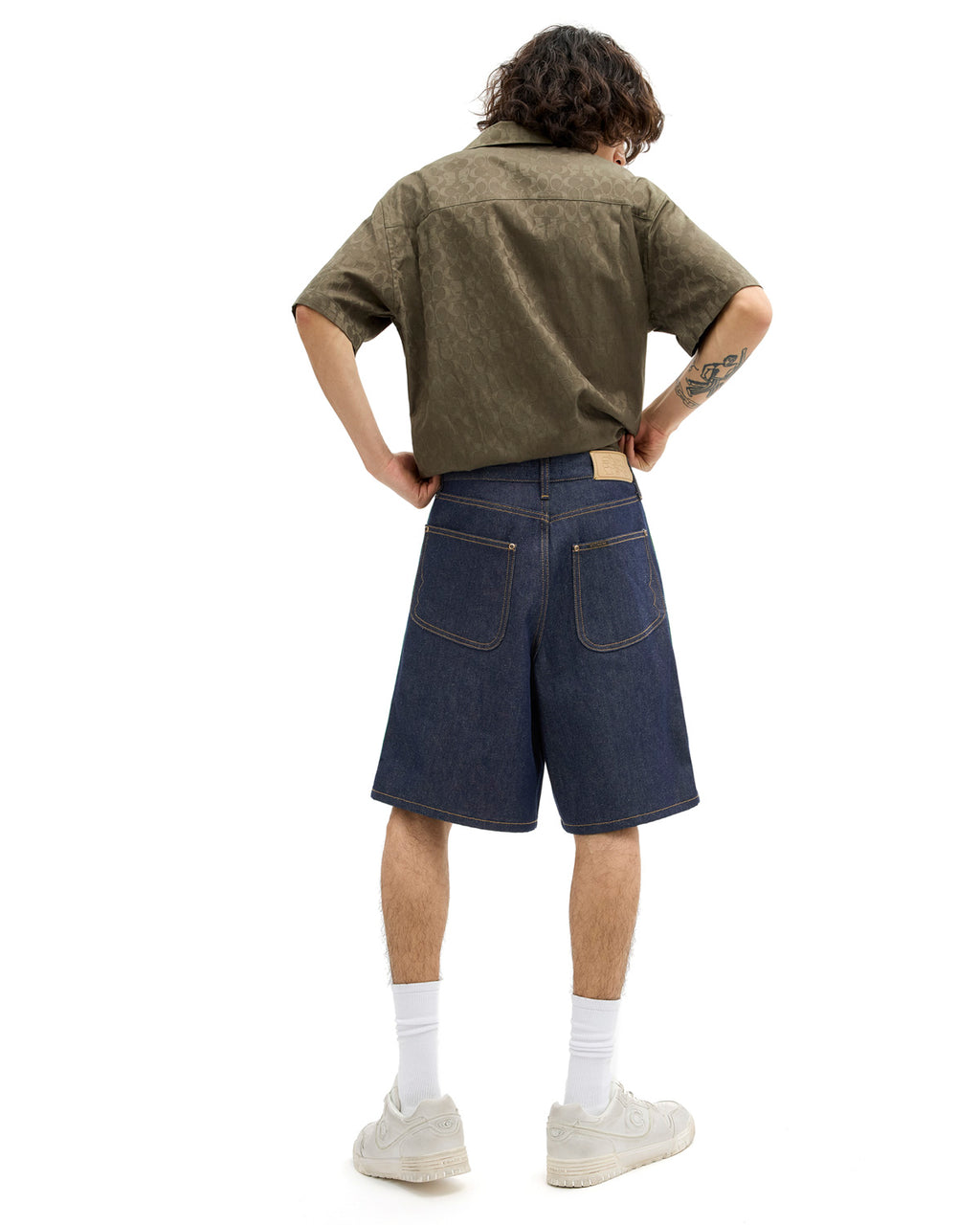 Brain Dead x Coach Denim Shorts - Dark Blue 8