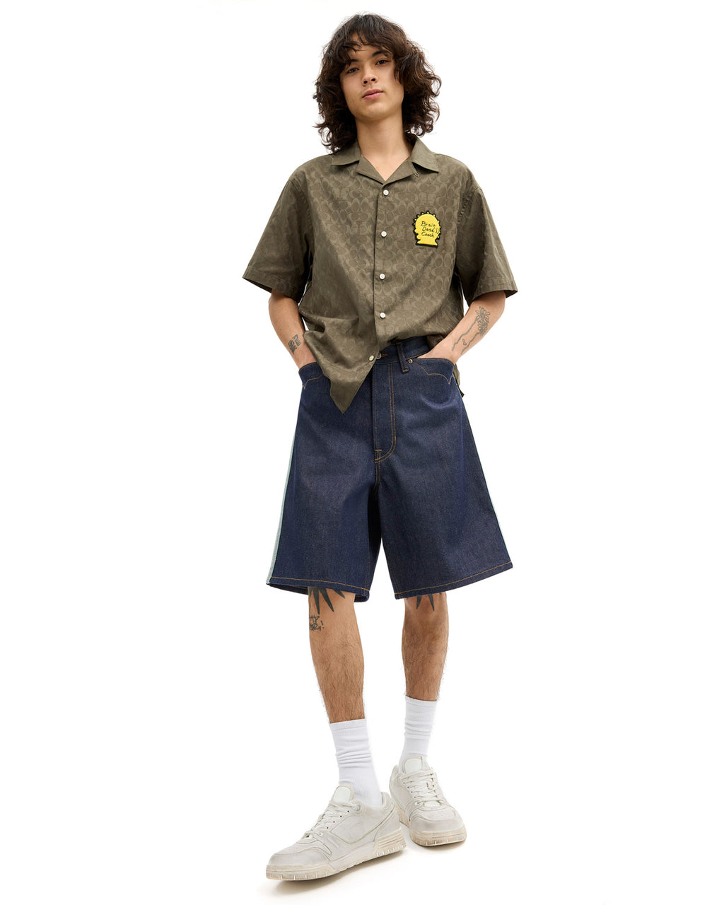 Brain Dead x Coach Denim Shorts - Dark Blue 6