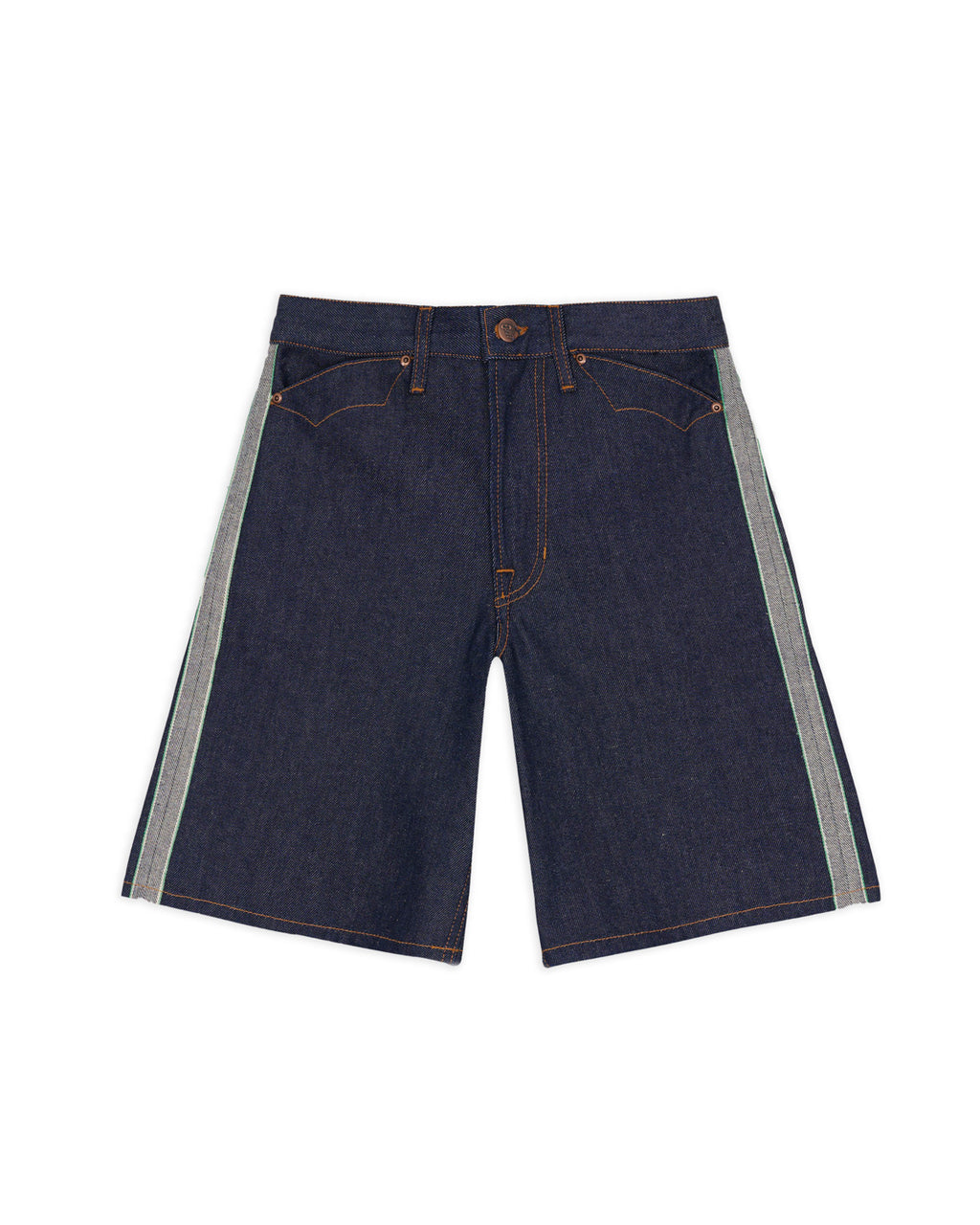 Brain Dead x Coach Denim Skater Shorts - Dark Blue