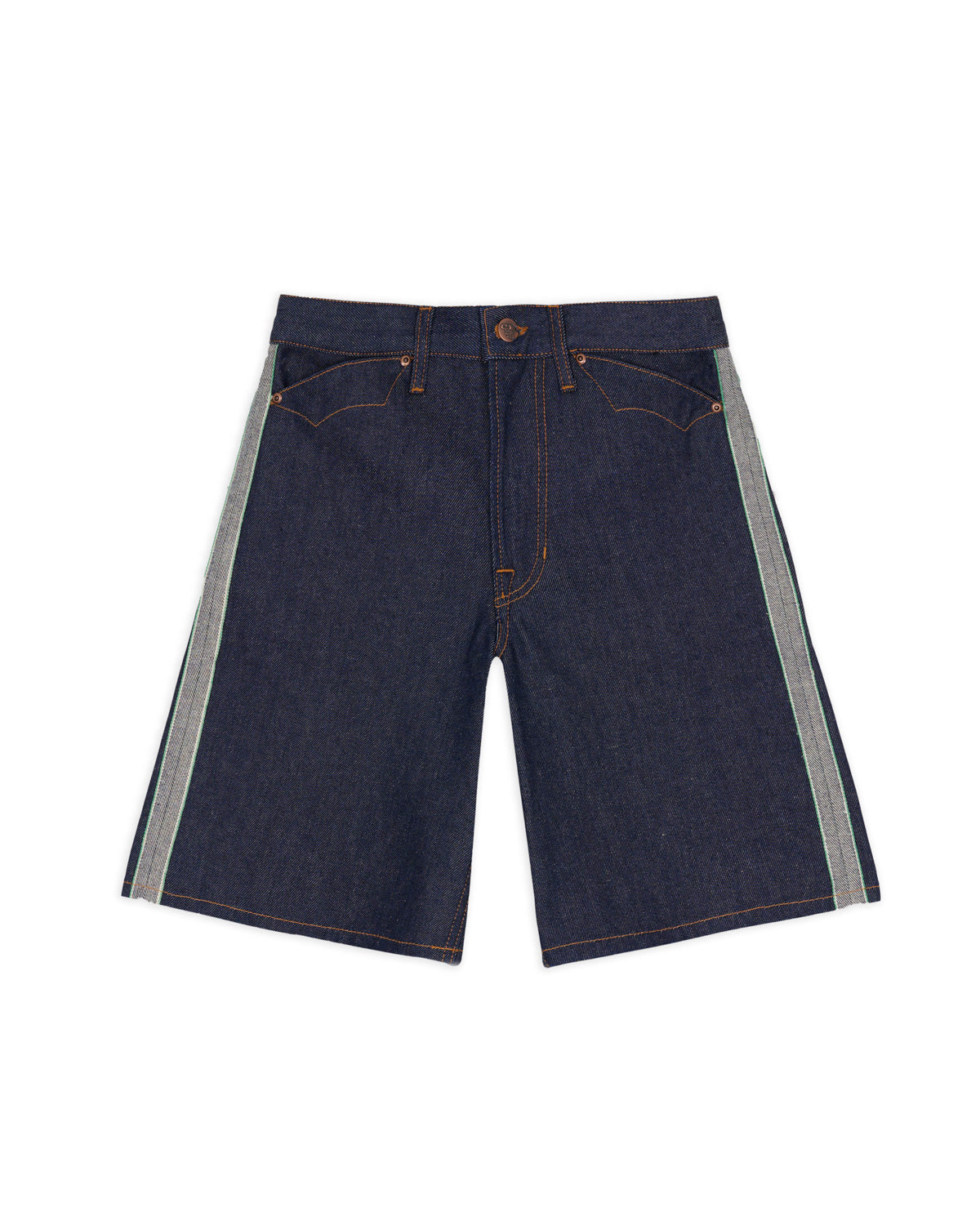 Coach x Brain Dead Denim Shorts - Dark Blue 1