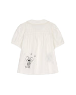 Brain Dead x Coach Embroidered Button Down Blouse - White 5