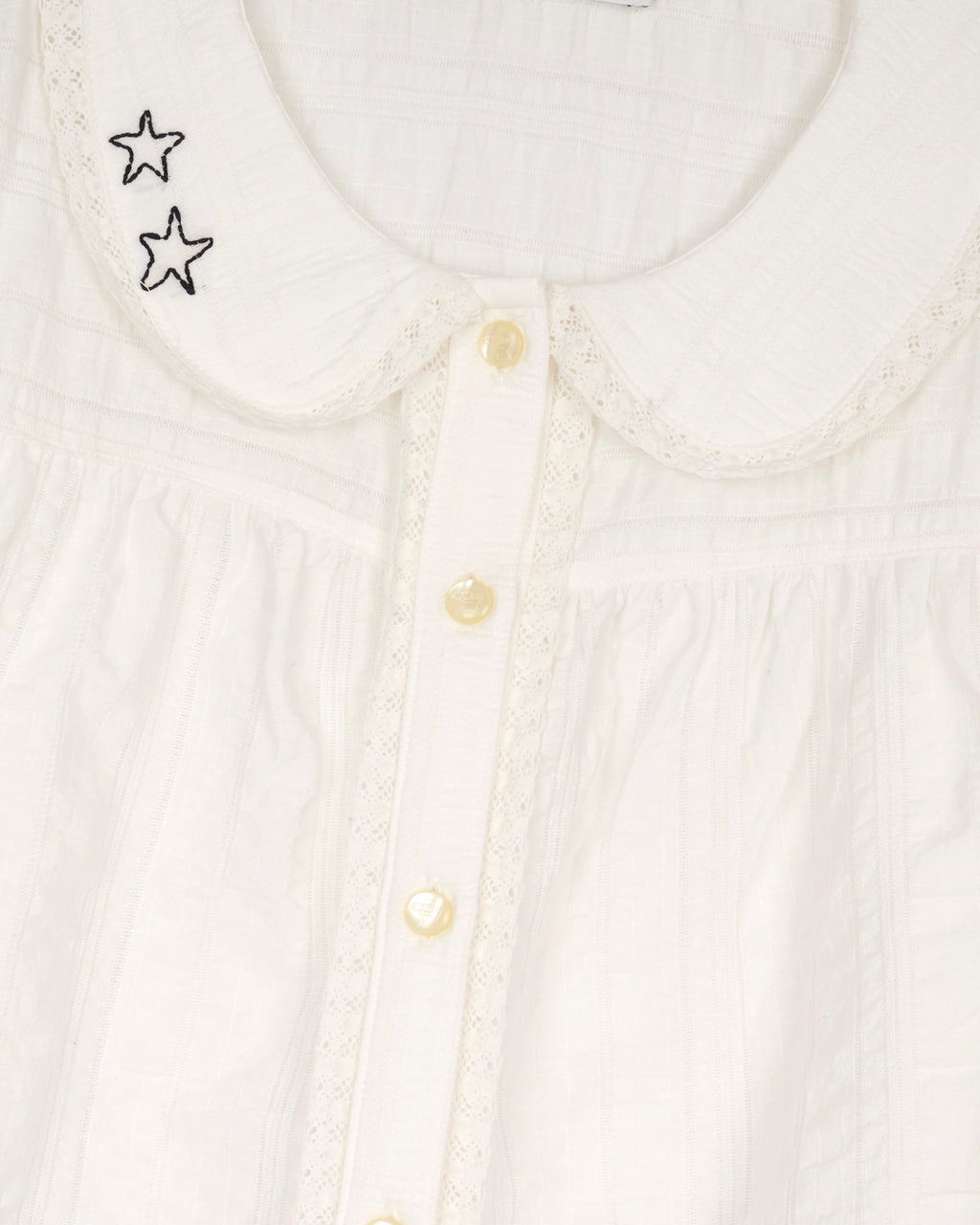 Brain Dead x Coach Embroidered Button Down Blouse - White 3