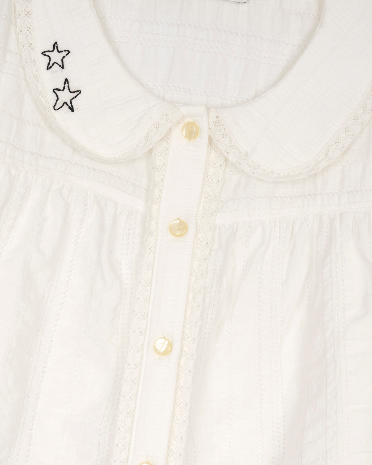 Brain Dead x Coach Embroidered Button Down Blouse - White 3
