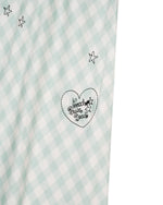 Brain Dead x Coach Embroidered Gingham Dress - Light Green 2