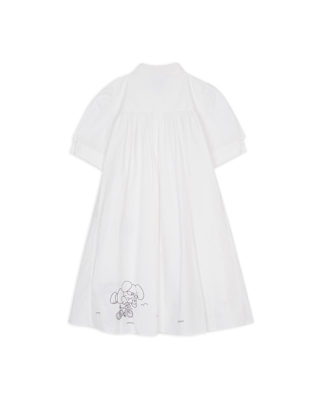 Brain Dead x Coach Embroidered Shirt Dress - White 4