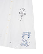 Brain Dead x Coach Embroidered Shirt Dress - White 2