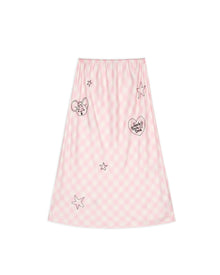Brain Dead x Coach Embroidered Slip Skirt - Light Pink