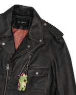 Brain Dead x Coach Leather Biker Jacket - Black 5