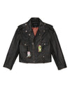 Brain Dead x Coach Leather Biker Jacket - Black