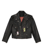 Brain Dead x Coach Leather Biker Jacket - Black 1