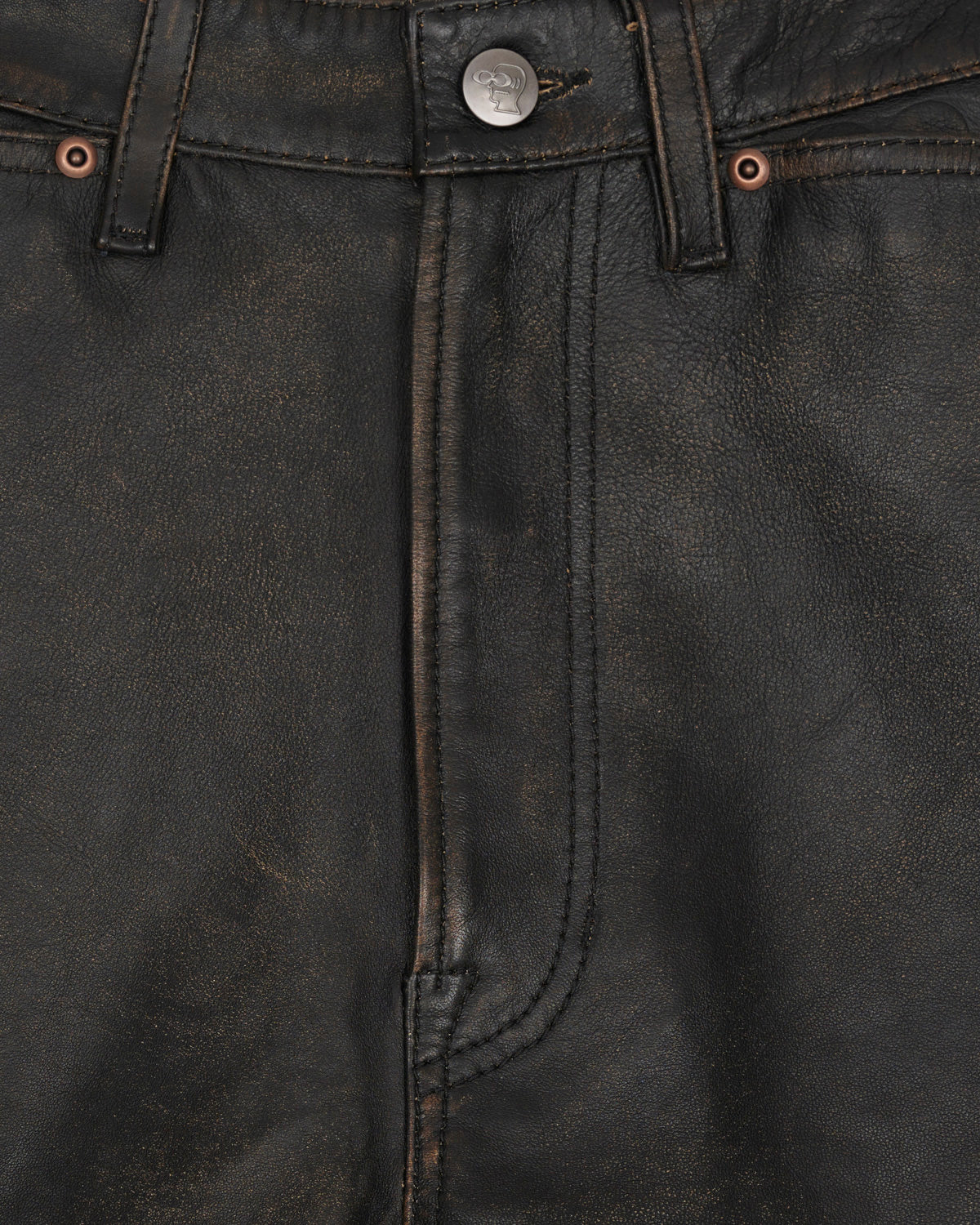 Brain Dead x Coach Leather Shorts - Black 8