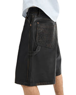 Brain Dead x Coach Leather Shorts - Black 7
