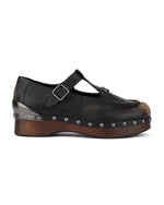 Brain Dead x Coach Leather Wooden Mary Jane - Black 1