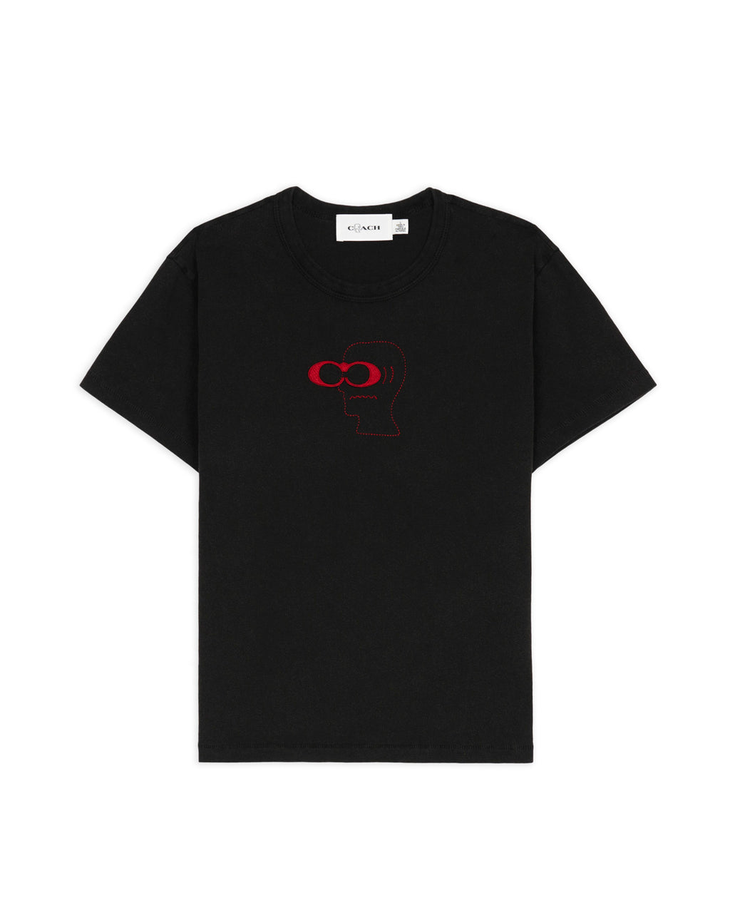 Brain Dead x Coach Logo 90s Fit T-Shirt - Black