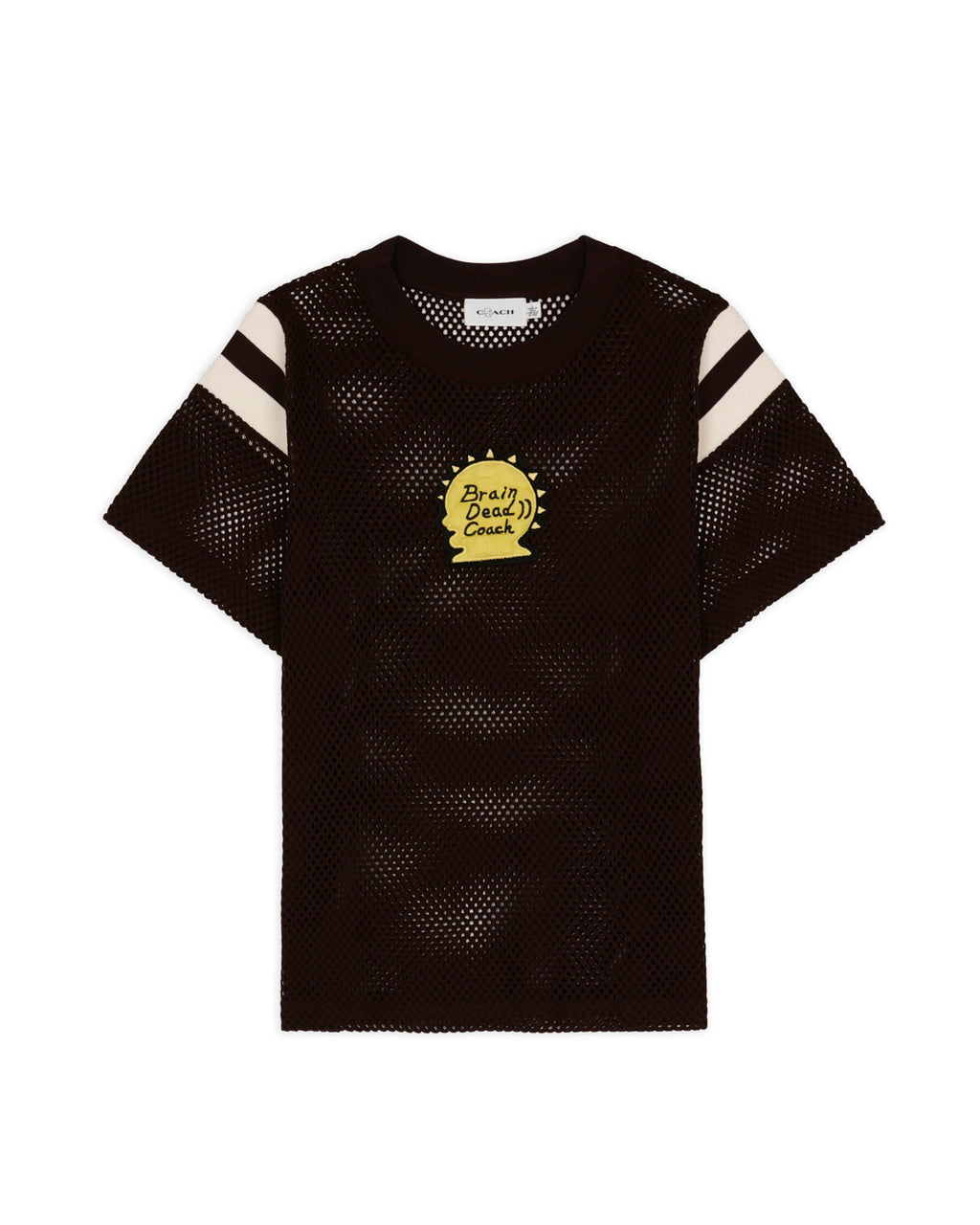 Brain Dead x Coach Mesh Football T-Shirt - Brown